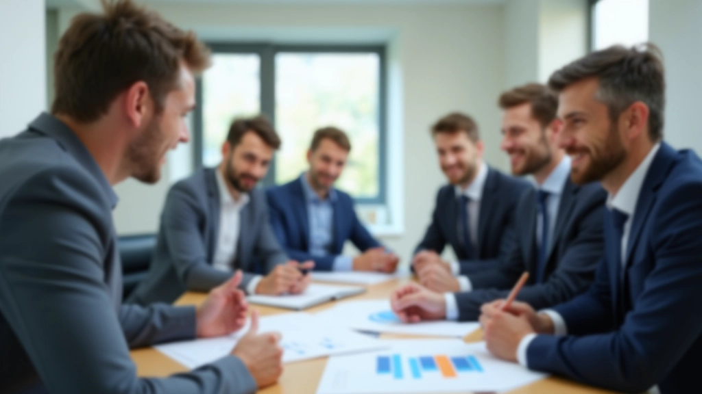 Team bespricht Altersvorsorgeoptionen