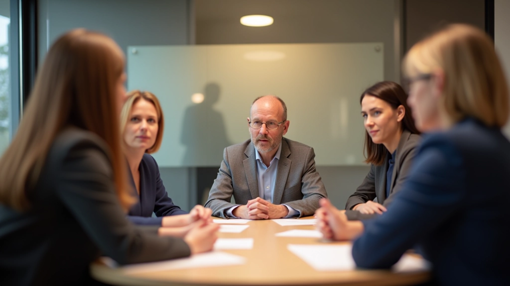 Team bei der Beratung zu betrieblicher Altersvorsorge